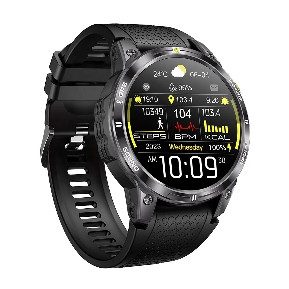 OutWatch Pro – Montre GPS Outdoor Connectée avec Suivi Santé et Notifications Intelligentes – Image 4