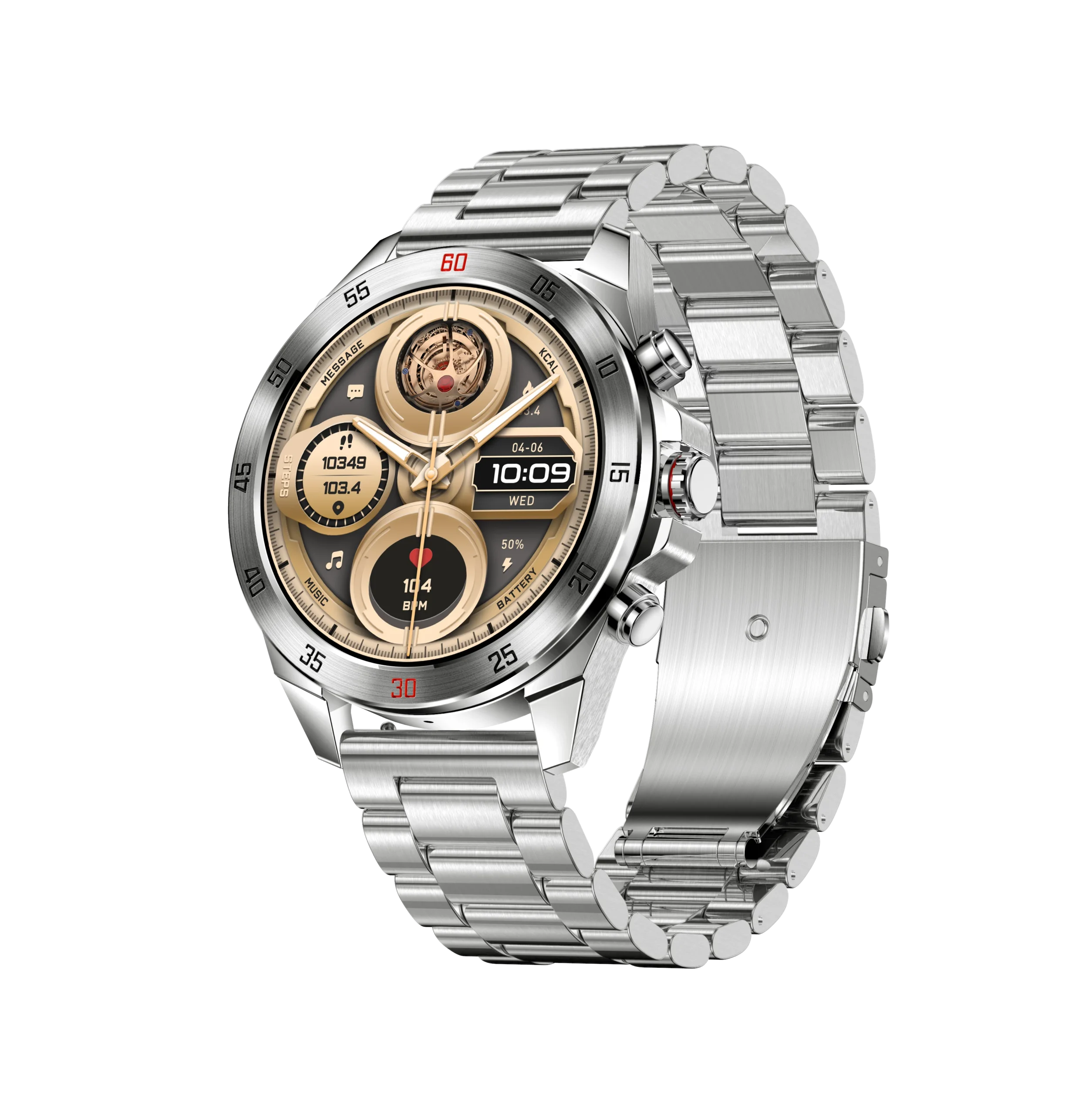 Ronde NX1 PRO Relojes Inteligentes Appareils Portables Smartwatch Hombre Montre Connecte Hommes Smart Watch Fitness Tracker – Image 3